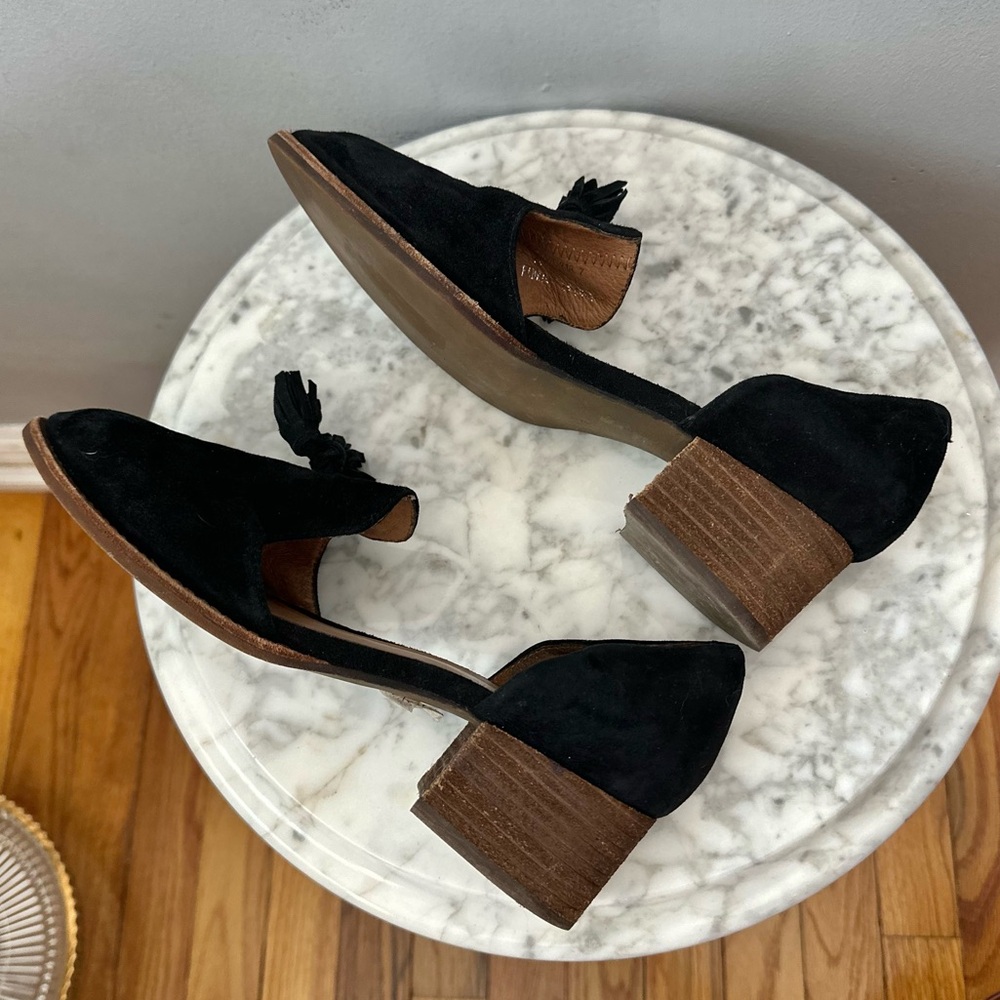 Jeffrey Campbell x Free People Charles Tassel Loafers Suede Slip-On Size 7 - Picture 6 of 12